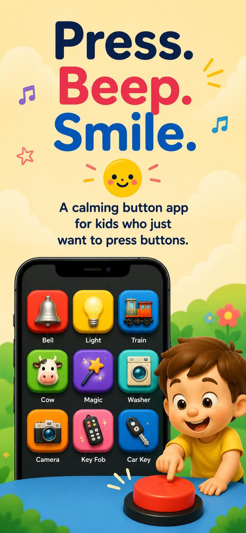 Beepy Buttons app preview